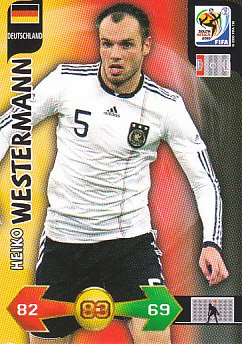 Heiko Westermann Germany Panini 2010 World Cup #89